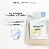  NK - Hộp 4 miếng mặt nạ dưỡng da, làm sáng da Derma Synergy Wrapping Mask Madecassoside X Vitamin C 25ml 