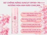  NK - Xịt chống nắng Suncut Kose SPF 50+ PA++++ Sakura hương hoa anh đào 90g 