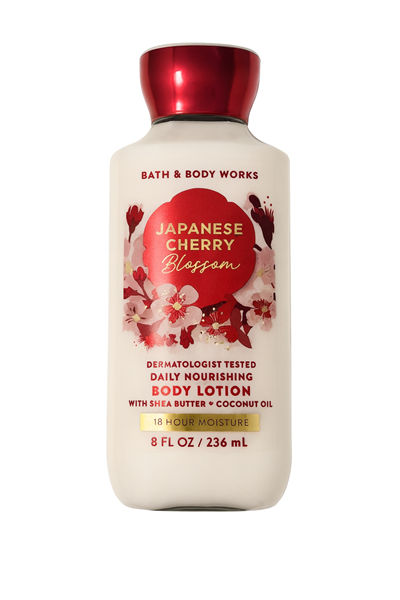  Dưỡng thể BBW Japanese Cherry Blossom Body Lotion With Shea Butter + Coconut Oil 8Oz 236ml 