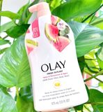  NK - Sữa tắm Olay Fresh Outlast Body Wash Notes of Watermelon & Agave 24HR Fresh Vibes 975mL 33Oz 