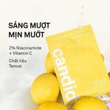  NK - Mặt nạ cấp ẩm, dưỡng sáng Candid Niacinamide Vitamin C Water Gel Mask 22.22g 