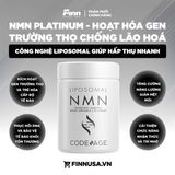  NK - Viên uống chống lão hóa, trẻ hóa da CodeAge Liposomal NMN Platinum 90 Viên 