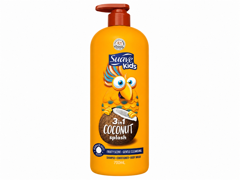  NK - Sữa tắm gội cho bé hương dừa Suave Kids 3in1 Coconut 700ml 