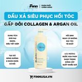  NK - Dầu xả Olexrs HairSalon Argan Oil Collagen Complex Repairing Conditioner 32.4Oz 960ml 