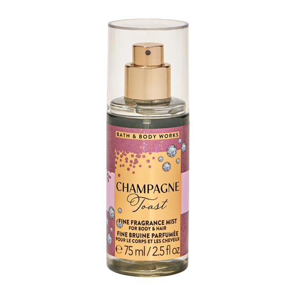  Xịt thơm body BBW Champagne Toast Fine Fragrance Mist for Body & Hair 2.5Oz 75ml 