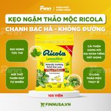  NK - Kẹo ngậm giảm ho Ricola Sugar Free Lemon Mint Drops 105 viên 