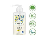  NK - Nước rửa bình sữa, rau củ quả và chén bát thuần chay đậm đặc Atono2 cho bé từ 0M+ Hương chanh dạng chai 480g 