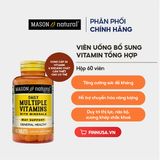  NK - Viên uống bổ sung vitamin và khoáng chất Mason Natural Daily Multiple Vitamins With Minerals 60 viên 