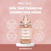  NK - Sữa tắm trắng da cánh hoa hồng Weilaiya Grand Rose Extracts Whitening Shower Gel 15.84Oz 450ml 