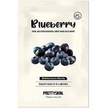  NK - Mặt nạ việt quất Prettyskin Total Solution Essential Sheet Mask 0.81Oz 23g 