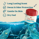  Sáp Khử Mùi & Giảm Tiết Mồ hôi Old Spice Deep Sea Anti-Perspirant/Deodorant Scent Of Ocean Waves + Kelp 73g (Có Tem Phụ) 