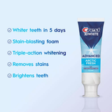  Set 2 kem đánh răng Crest 3D White Advanced With Stain-Blasting Foam Arctic Fresh 6.6Oz 187g 