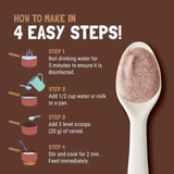  Bột Ăn Dặm Hữu Cơ Không Đường Cho Bé 6m+ Slurrp Farm Cereal  - Vị Mầm Hạt Ragi 200g (Hộp) 