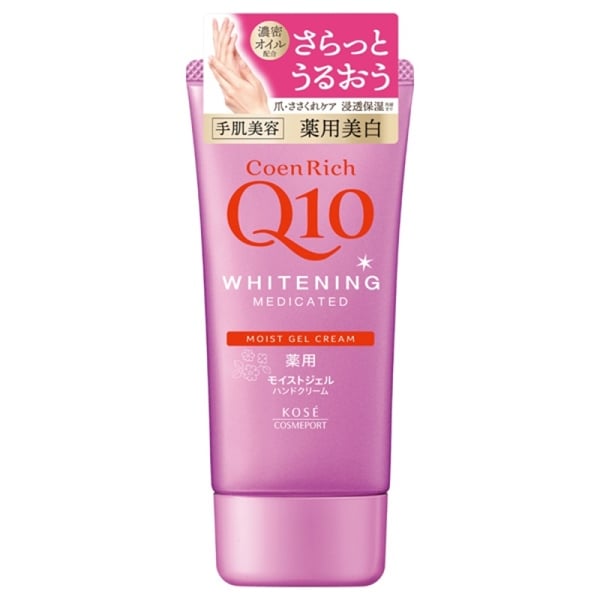  NK - Kem dưỡng da tay Kose Coen Rich Q10 Whitening Medicated Moist Gel Cream 80g 