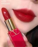  (SALE-T3/26) Son Rosso Valentino Satin 217A Ethereal Red Lip Color 0.12Oz 3,4g 