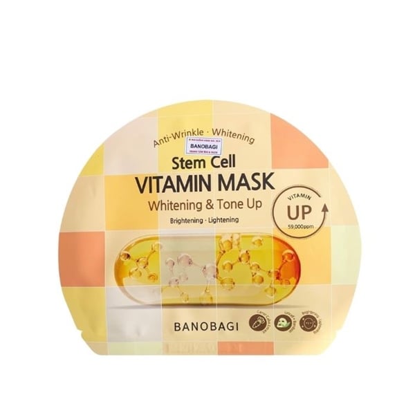  NK - Mặt nạ dưỡng sáng, nâng tone Banobagi Stem Cell Vitamin Mask 30g 