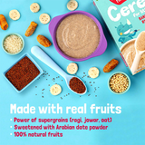  Bột ăn dặm Slurrp Farm Cereal Ragi, Rice and Banana with Milk 7.05Oz 200g 