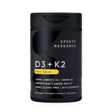  Viên uống bổ sung Sports Research Vitamin D 5000iu & Mk7 Vitamin K2 100mcg 60 viên 