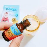  NK- Vitamin D3 nhỏ giọt cho bé Baby Ddrops 400IU 90 giọt (Hộp) 