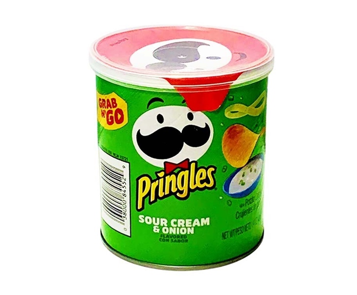  NK - Snack khoai tây vị kem chua và hành tây Pringles Sour Cream & Onion Potato Crisps 1.4Oz 40g 