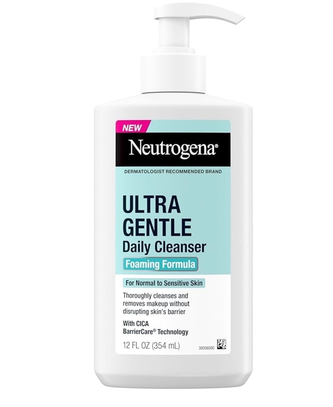 Sữa rửa mặt Neutrogena Ultra Gentle Foaming Facial Cleanser 12Oz 354ml 