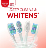  Set 2 Colgate 360 Optic White Whitening Toothbrush Soft 2ct 