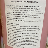  NK - Dầu gội Salon Link Non Silicone phục hồi tóc yếu hư tổn 1000ml 