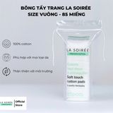  NK- Bông tẩy trang La Soirée Premium Cotton 85 miếng 