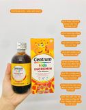  (Úc) Siro cho trẻ biếng ăn Centrum Kid Incremin Iron Mixture Cherry 200ml 