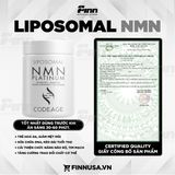  NK - Viên uống chống lão hóa, trẻ hóa da CodeAge Liposomal NMN Platinum 90 Viên 
