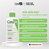  NK - Sữa rửa mặt Cerave Hydrating Facial Cleanser for Dry to Normal Skin 8Oz 236ml 
