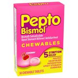  Viên nhai hỗ trợ đau bụng Pepto Bismol Chewables 30 viên 