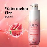  Sữa tắm dưỡng ẩm hương dưa hấu Olay Intensely Hydrating Limited Editon Watermelon Fizz Scent 20Oz 591ml 