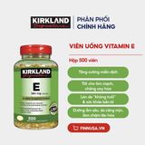  NK - Viên uống bổ sung Kirkland Signature Vitamin E 400IU 500 viên 