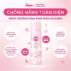 NK - Xịt chống nắng Suncut Kose SPF 50+ PA++++ Sakura hương hoa anh đào 90g 