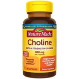  Viên uống bổ sung Nature Made Extra Strength Dosage Choline Supplements 800mg 60 viên 