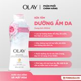  NK - Sữa tắm Olay Fresh Outlast – Notes of Rose Water & Sweet Nectar 24HR Fresh Vibes Body Wash 650ml 22Oz 