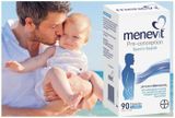  Viên uống hỗ trợ sinh sản nam giới Menevit Pre-conception Sperm Health 30 viên 