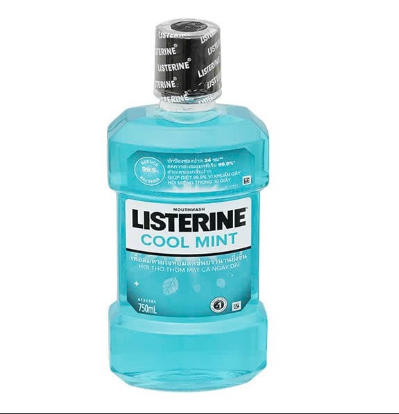  NK - Nước súc miệng Listerine Cool Mint 750ml 