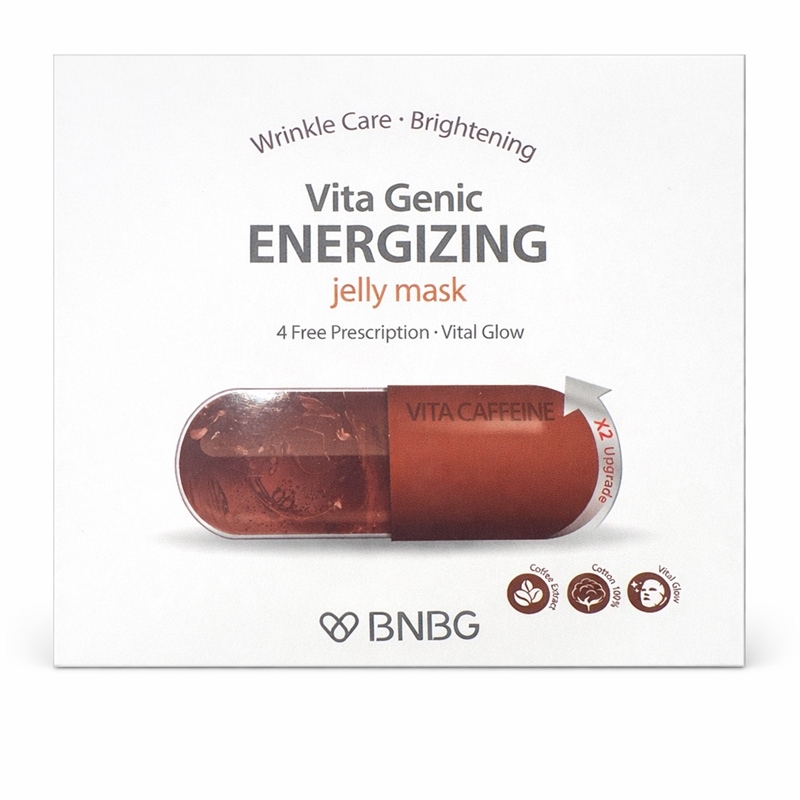  NK - Hộp 10 miếng măt nạ làm ẩm, ngừa nếp nhăn BNBG Vita Genic Energizing Jelly Mask 30ml 