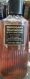  Gel tắm cho nam BBW Mahogany Teakwood 3-in-1 Hair, Face and Body 10Oz 295ml 