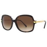  Mắt kính Michael Kors Adrianna II Brown Gradient Rectangular Ladies Sunglasses MK2024 310613 57 