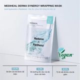  NK - Hộp 4 miếng mặt nạ dưỡng ẩm, làm mịn da Mediheal Derma Synergy Wrapping Mask Hyaluron & Panthenol 25ml 