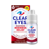  Nước Nhỏ Mắt Giảm Khô Đỏ Mắt Clear Eyes Maximum Redness Relief 0.5Oz 15ml (Chai) 
