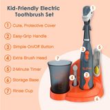  (SNL) Set bàn chải pin cho bé Brusheez® Kids Electric Toothbrush Set Shadow The Shark 