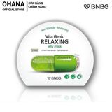 NK - Hộp 10 miếng mặt nạ làm dịu và cấp ẩm Banobagi Vita Genic Jelly Mask Relaxing Soothing & Calming 