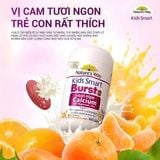  NK - Viên uống bổ sung canxi từ tảo biển đỏ cho bé Kids Smart Bursts Nature's Way Liquid Algae Calcium with Magnesium + ZinC 30 viên 