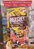  NK - Kẹo Socola Hershey's Miniatures Assortment 180 viên 