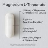  Viên Uống Sports Research Magnesium L-Threonate Advanced Formula 2000mg 90 viên 