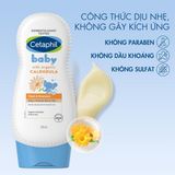  NK - Sữa tắm gội cho bé Cetaphil Baby Wash & Shampoo With Organic Calendula 230ml 
